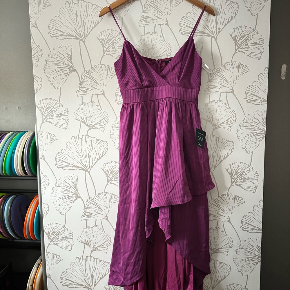 Lulu's Purple Asymmetrical Dress